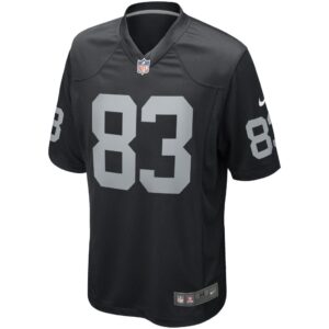 Men's Las Vegas Raiders Darren Waller Nike Black Game Jersey