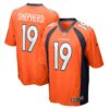 Men's Denver Broncos Darrius Shepherd Nike Orange Game Player Jersey