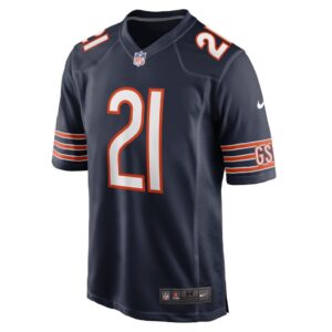 Men's Chicago Bears Darrynton Evans Nike Navy Game Player Jersey