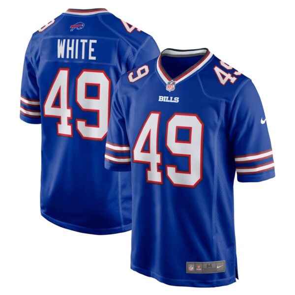 DaShaun White Buffalo Bills Nike Team Game Jersey - Royal