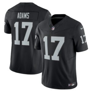 Men's Las Vegas Raiders Davante Adams Nike Black Vapor F.U.S.E. Limited Jersey