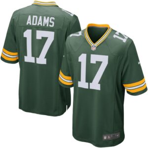 Men's Nike Davante Adams Green Green Bay Packers Team Game Jersey