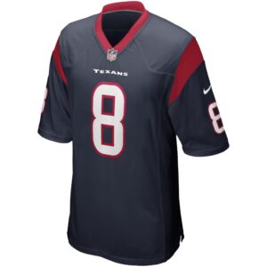 Men's Houston Texans David Carr Nike Navy Game Retired Player Jersey