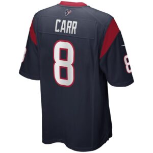 Men's Houston Texans David Carr Nike Navy Game Retired Player Jersey