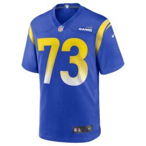 Men's Los Angeles Rams David Edwards Nike Royal Game Jersey