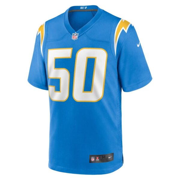 Men's Los Angeles Chargers David Moa Nike Powder Blue Home Game Player Jersey