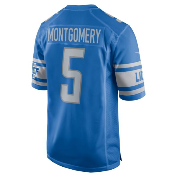 Men's Detroit Lions David Montgomery Nike Blue Game Player Jersey