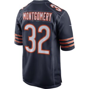 David Montgomery Chicago Bears Nike Game Player Jersey - Navy