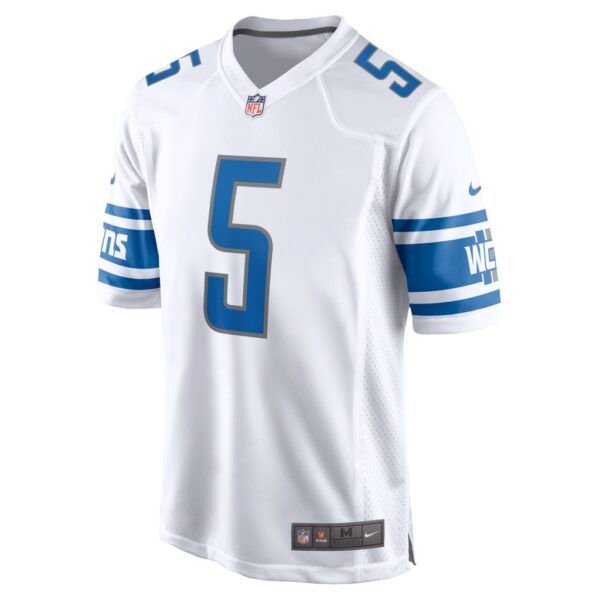 Men's Detroit Lions David Montgomery Nike White Game Player Jersey