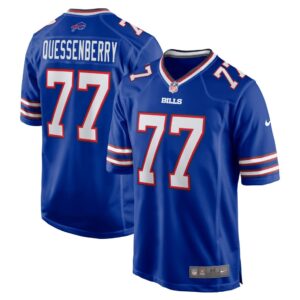 Men's Buffalo Bills David Quessenberry Nike Royal Game Player Jersey