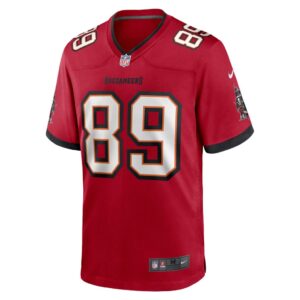 Men's Tampa Bay Buccaneers David Wells Nike Red Home Game Player Jersey