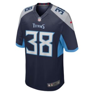 Men's Tennessee Titans Davontae Harris Nike Navy Home Game Player Jersey