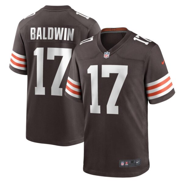 Men's Cleveland Browns Daylen Baldwin Nike Brown Game Player Jersey