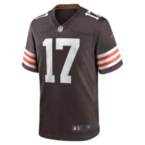 Men's Cleveland Browns Daylen Baldwin Nike Brown Game Player Jersey