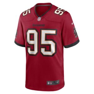 Men's Tampa Bay Buccaneers Deadrin Senat Nike Red Game Player Jersey