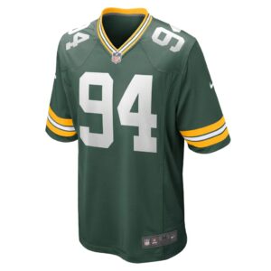 Men's Green Bay Packers Dean Lowry Nike Green Game Jersey