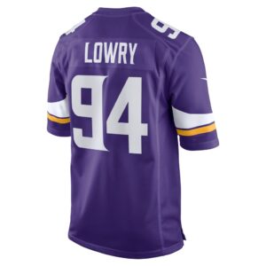 Men's Minnesota Vikings Dean Lowry Nike Purple Game Player Jersey