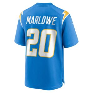 Dean Marlowe Los Angeles Chargers Nike Team Game Jersey - Powder Blue