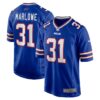 Men's Buffalo Bills Dean Marlowe Nike Royal Game Player Jersey