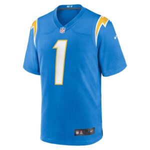 Men's Los Angeles Chargers DeAndre Carter Nike Powder Blue Home Game Player Jersey