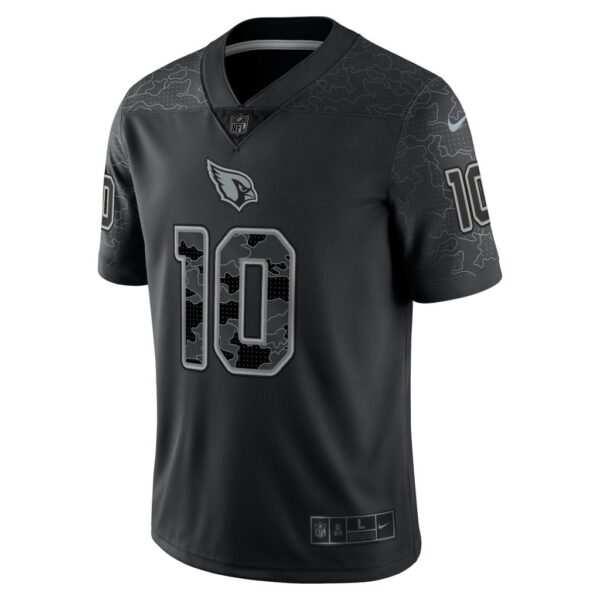 Men's Arizona Cardinals DeAndre Hopkins Nike Black RFLCTV Limited Jersey