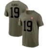 Men's San Francisco 49ers Deebo Samuel Nike Olive 2022 Salute To Service Name & Number T-Shirt