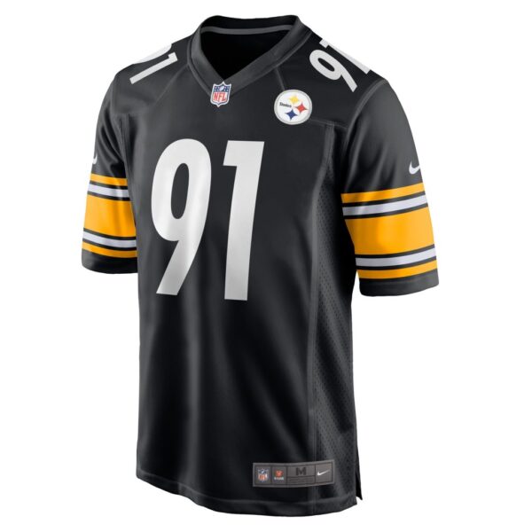 Men's Pittsburgh Steelers Delontae Scott Nike Black Game Player Jersey