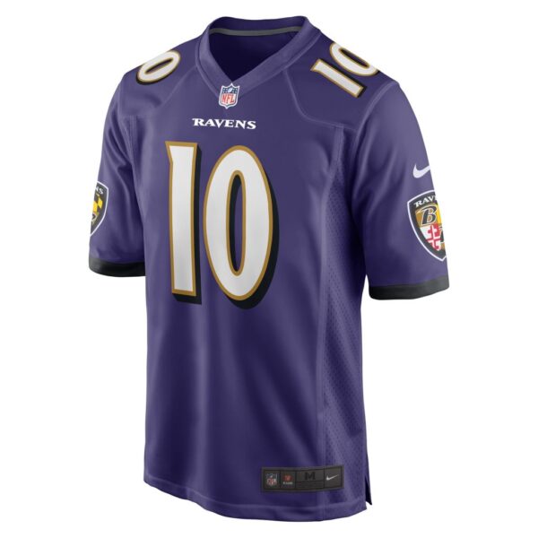 Men's Baltimore Ravens Demarcus Robinson Nike Purple Game Player Jersey