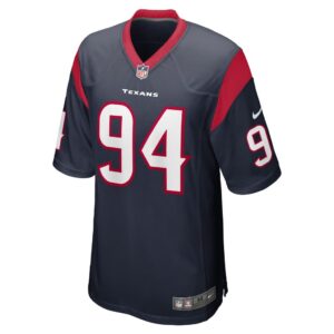 Men's Houston Texans Demone Harris Nike Navy Game Player Jersey