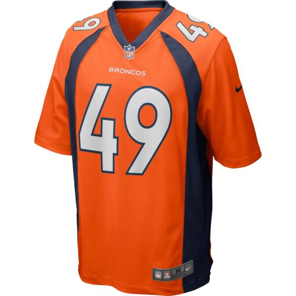 Men's Denver Broncos Dennis Smith Nike Orange Game Retired Player Jersey