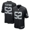 Men's Las Vegas Raiders Denzel Perryman Nike Black Game Jersey