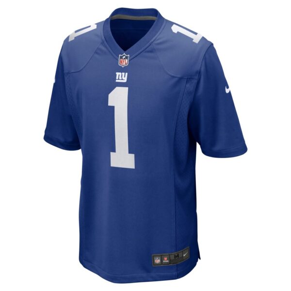 Men's New York Giants Deonte Banks Nike Royal 2023 NFL Draft First Round Pick Game Jersey