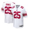 Deonte Banks New York Giants Nike Game Jersey - White