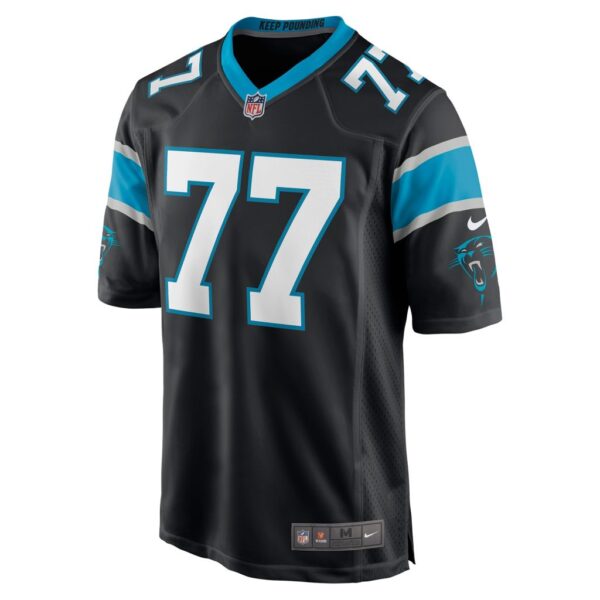 Men's Carolina Panthers Deonte Brown Nike Black Game Player Jersey