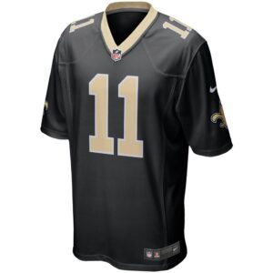 Men's Nike Deonte Harris Black New Orleans Saints Game Player Jersey