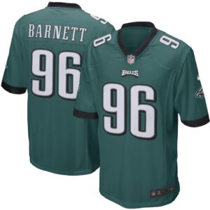 Men's Nike Derek Barnett Green Philadelphia Eagles Game Jersey