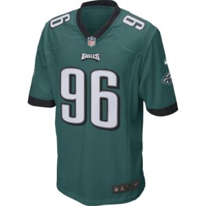 Men's Nike Derek Barnett Green Philadelphia Eagles Game Jersey