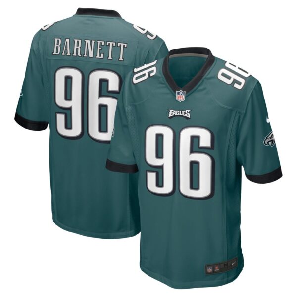 Men's Philadelphia Eagles Derek Barnett Nike Midnight Green Game Jersey