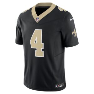 Men's New Orleans Saints Derek Carr Nike Black Vapor F.U.S.E. Limited Jersey