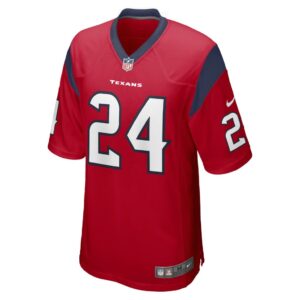 Men's Houston Texans Derek Stingley Jr. Nike Red Player Game Jersey