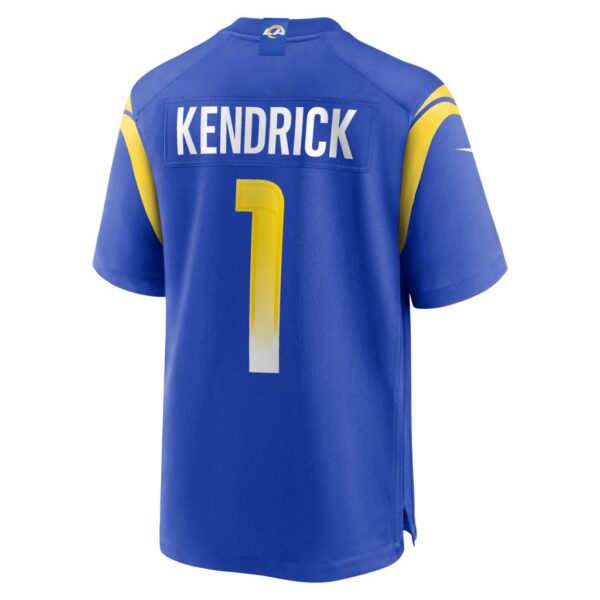 Men's Los Angeles Rams Derion Kendrick Nike Royal Home Game Jersey