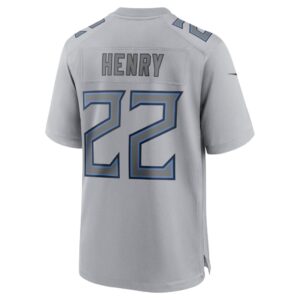 Men's Tennessee Titans Derrick Henry Nike Gray Atmosphere Fashion Game Jersey