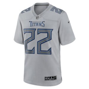 Men's Tennessee Titans Derrick Henry Nike Gray Atmosphere Fashion Game Jersey