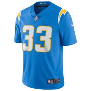 Men's Nike Derwin James Powder Blue Los Angeles Chargers Vapor Limited Jersey