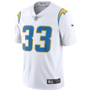 Men's Los Angeles Chargers Derwin James Nike White Vapor Limited Jersey