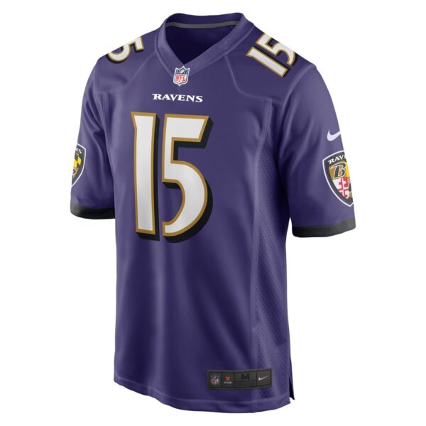 Men's Baltimore Ravens DeSean Jackson Nike Purple Game Player Jersey