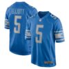 Men's Detroit Lions DeShon Elliott Nike Blue Player Game Jersey