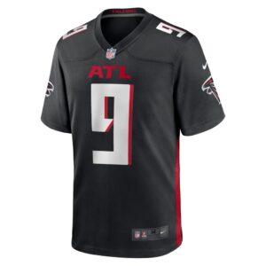 Men's Atlanta Falcons Desmond Ridder Nike Black Game Player Jersey