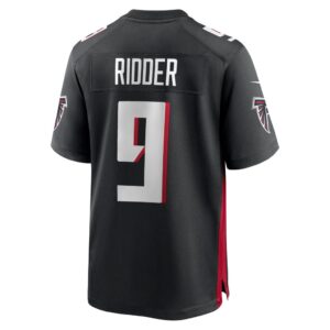 Men's Atlanta Falcons Desmond Ridder Nike Black Game Player Jersey