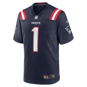 Men's New England Patriots DeVante Parker Nike Navy Game Jersey